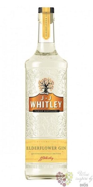 JJ Whitley  Elderflower  English flavoured gin 38.6% vol.  0.70 l