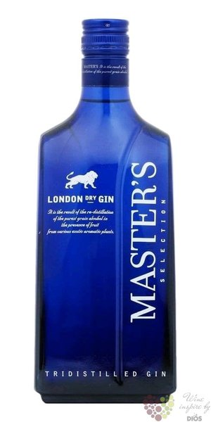 Masters „ Selection ” premium Spaish dry gin 40% vol.  0.70 l