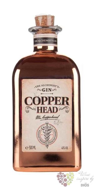 the Alchemist  Copper head  Belgian dry gin 40% vol.  0.50 l