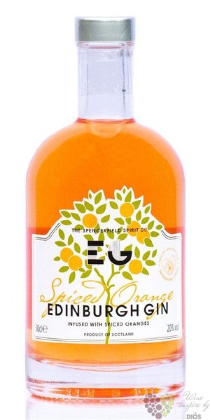 Edinburgh  Spiced orange  flavored Scottish gin 20% vol.   0.50 l