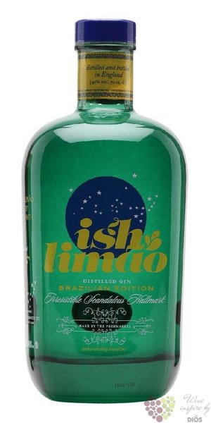Ish  Limao Brasil edition  British flavored London dry gin 40% vol.    0.70 l