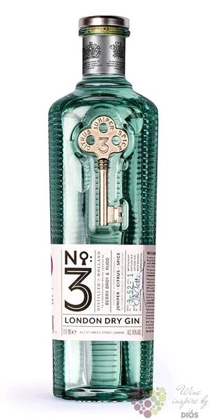 No.3 premium London dry gin by Berry Bros &amp; Rud 46% vol.  0.70 l