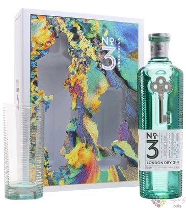 No.3 glass set premium London dry gin by Berry Bros &amp; Rud 46% vol.  0.70 l