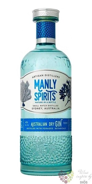 Manly Spirits small batch Australian Dry gin 43% vol.  0.70 l