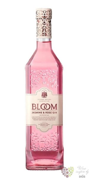 Greenalls  Bloom Jasmin &amp; Rose  premium flavoured British gin 40% vol.  0.70l