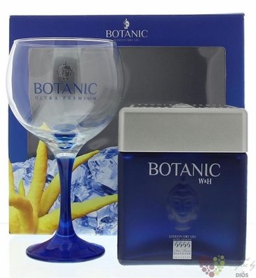Botanic W&amp;H  Ultra Premium  glass pack luxury Spanish London dry gin 45% vol.0.70 l