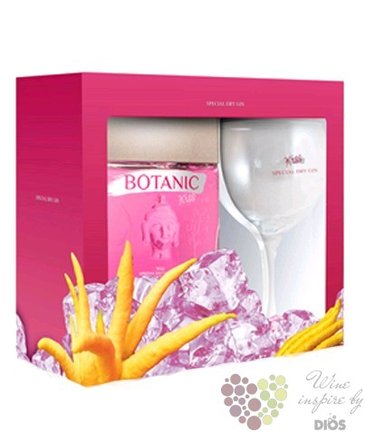 Botanic W&amp;H  Kiss  glass pack Spanish flavored gin 40% vol.  0.70 l