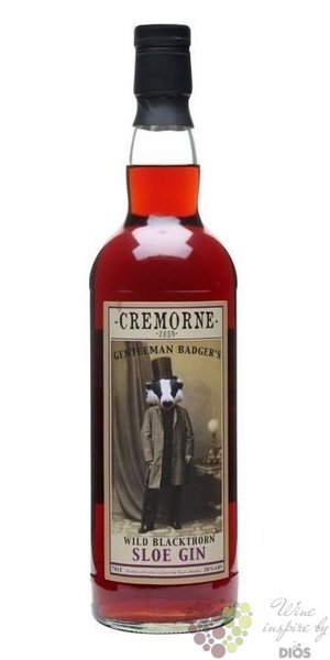 Cremorne 1859  Gentleman badgers wild blackthorn  English sloe flavored gin 26% vol.  0.70 l