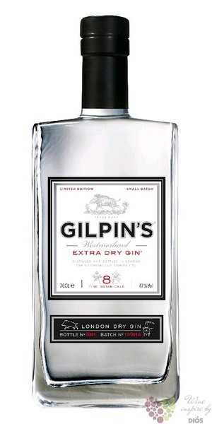Gilpin´s Westmorland English extra dry gin 47% vol.    0.70 l