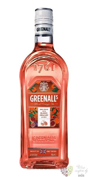 Greenalls  Blood Orange &amp; Fig  British flavored gin 37.5% vol.  0.70 l