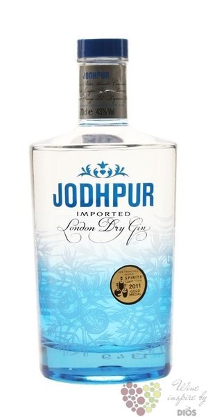 Jodhpur Spanish London dry gin 43% vol.  0.70 l