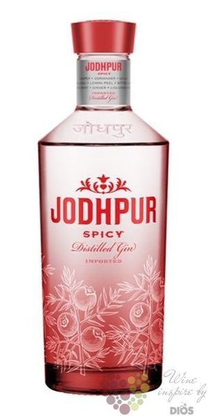 Jodhpur „ Spicy ” Spanish London dry gin 43% vol.  0.70 l