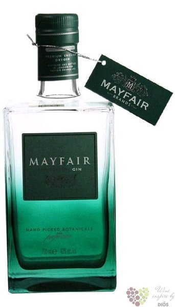 Mayfair premium English London dry gin 40% vol.  0.70 l