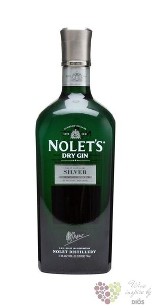 Nolets  Silver  Dutch London dry gin 48% vol.    0.70 l