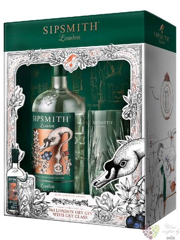 Sipsmith gift set English London dry gin 41.6% vol.  0.70 l