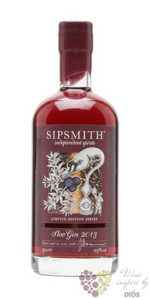 Sipsmith „ Sloe ” ltd English flavored gin 29% vol.  0.50 l