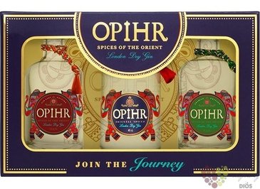 Opihr edition  Oriental spice  British London dry gin  3x0.05 l