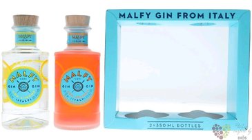Malfy  con Limone e Arancia  Italian GQDI gin 41% vol.  2x0.35 l