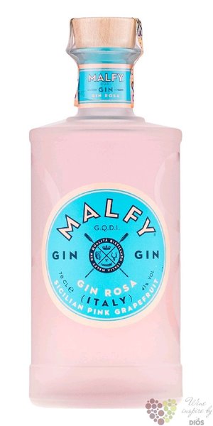 Malfy  Rosa Pink grep  Italian GQDI infussed gin 41% vol.  0.70 l