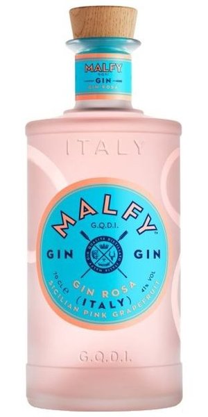 Malfy  Rosa Pink grep  Italian GQDI infussed gin 41% vol.  0.05 l