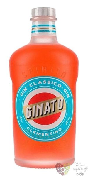 Ginato  Clementine Orange  Italian flavoured gin 43% vol.  0.70 l