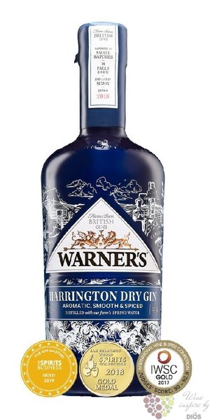 Warner Edwards  Original  English London dry gin 44% vol.  0.70 l