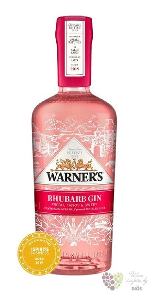 Warner Edwards  Rhubarb  English flavored gin 40% vol.  0.70 l