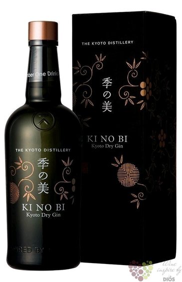 KiNoBi  Ki No Bi Original Kyoto  Japanese dry gin 45.7% vol.  0.70 l