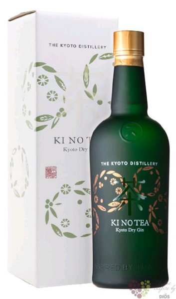 KiNoBi  Ki No TEA  Gyokuro &amp; Tencha flavored Japanese dry gin 45.1% vol.  0.70 l
