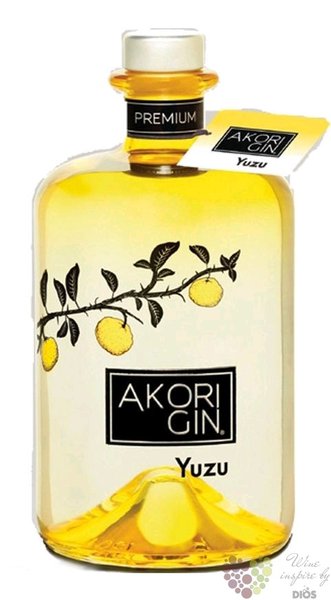 Akori  Yuzu  Spanish flavored gin 40% vol.  0.70 l