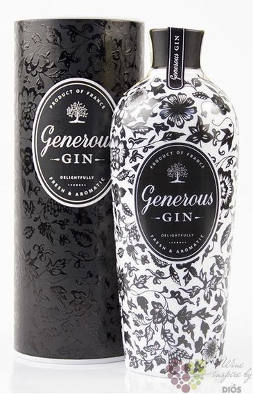Generous  Original Fresh &amp; Aromatic  tube French dry gin 44% vol.  0.70 l