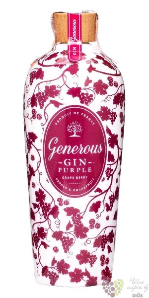 Generous  Purple Grape Berry  French flavored gin 44% vol.  0.70 l
