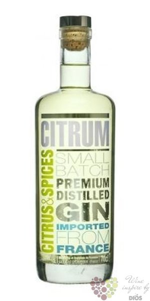 Citrum orient spice French dry gin 40% vol.    0.70 l