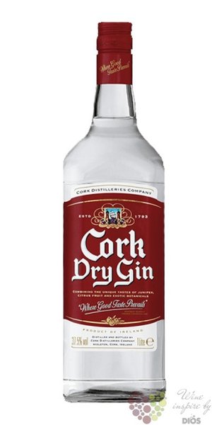 Cork Irish dry gin 37.5% vol    0.70 l