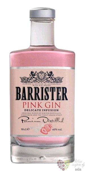 Barrister  Pink  flavored Russian gin 40% vol.  0.70 l