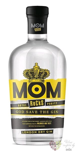 Mom  Rocks Royal purity  Spanish London dry gin 37.5% vol.  0.70 l