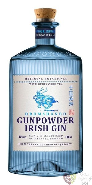 Drumshanbo  Gunpowder  Irish botanicals gin 43% vol.  0.70 l