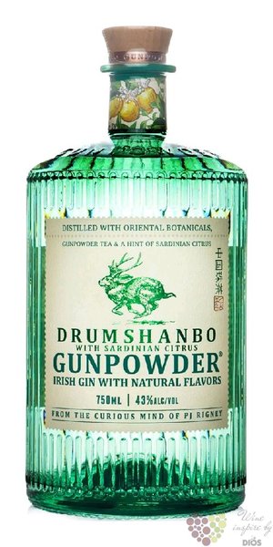Drumshanbo  Gunpowder Sardinian Citrus  Irish botanicals gin 43% vol.  0.70 l