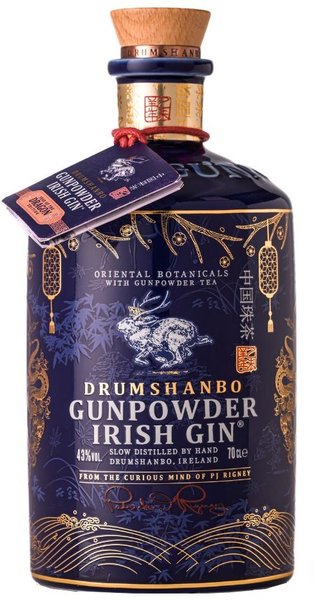 Drumshanbo  Gunpowder  ltd. edition Irish botanicals gin  43% vol.  0.70 l