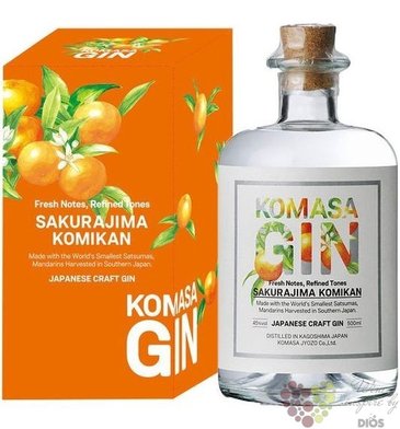 Komasa  Sakurajima Komikan  Japanese craft gin 40% vol.  0.50 l
