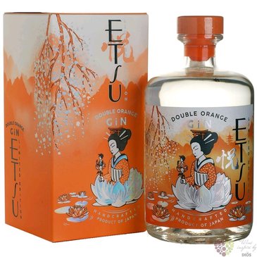 Etsu  Double Orange  flavored Japan gin 43% vol.  0.70 l
