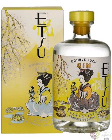 Etsu  Double Yuzu  flavored Japan gin 43% vol.  0.70 l