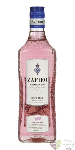 Zafiro Premium Strawberry gin  37.5% vol.  0.70 l