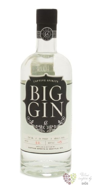 Big small batch Oregons London dry gin 47% vol.  0.70 l