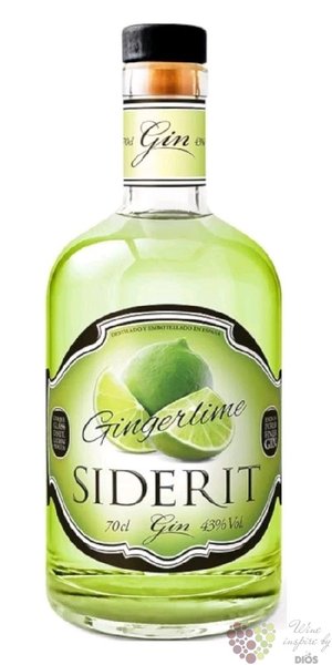 Siderit  Gingerlime  Spanish flavored gin 43% vol.  0.70 l