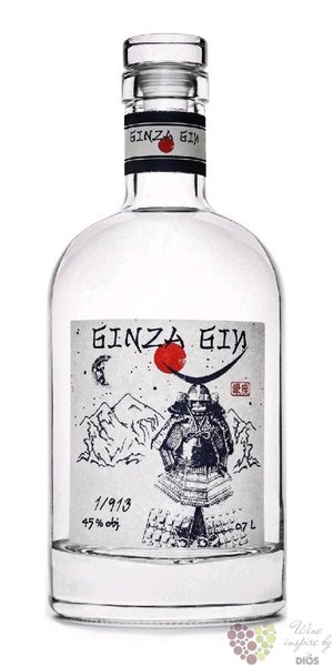 Ginza II. limited Czech gin by Rudolf Jelnek 45% vol.  0.70 l