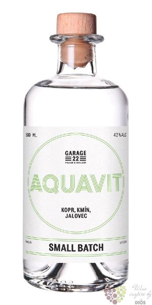 Garage 22  Aquavit  craft Bohemian spirits 42% vol.  0.50 l