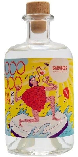 Garage 22  Coco Loco Ma  craft Bohemian gin 42% vol.  0.50 l