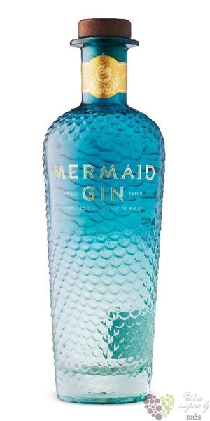 Mermaid  Original Blue  English gin by Isle of Wight 42% vol.  1.00 l