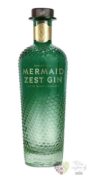 Mermaid  Zest  English gin by Isle of Wigh 40% vol. 0.70 l